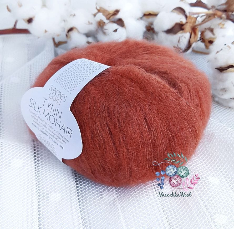 SANDNES GARN Tynn Silk Mohair (3835 терракот)