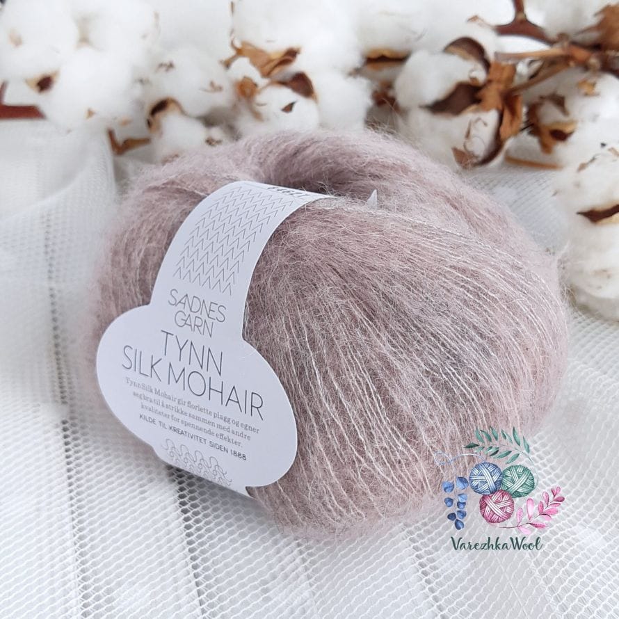 SANDNES GARN Tynn Silk Mohair (4310 пепельная роза)