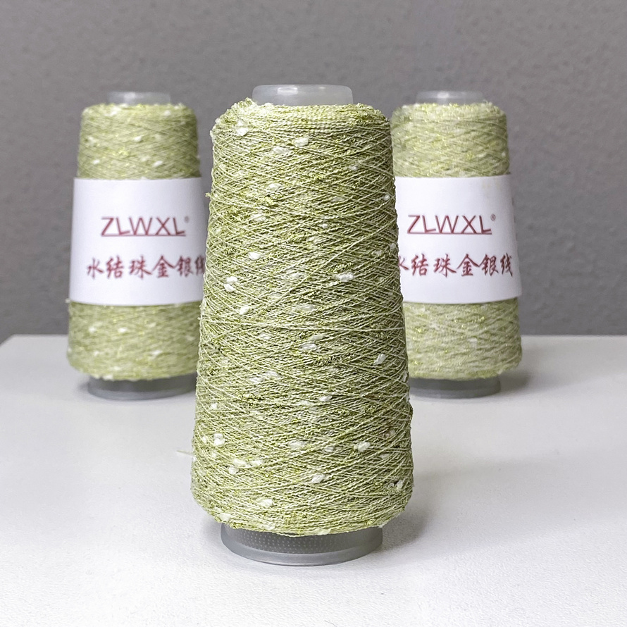 Узелковый люрекс 047 (золотистая оливка)