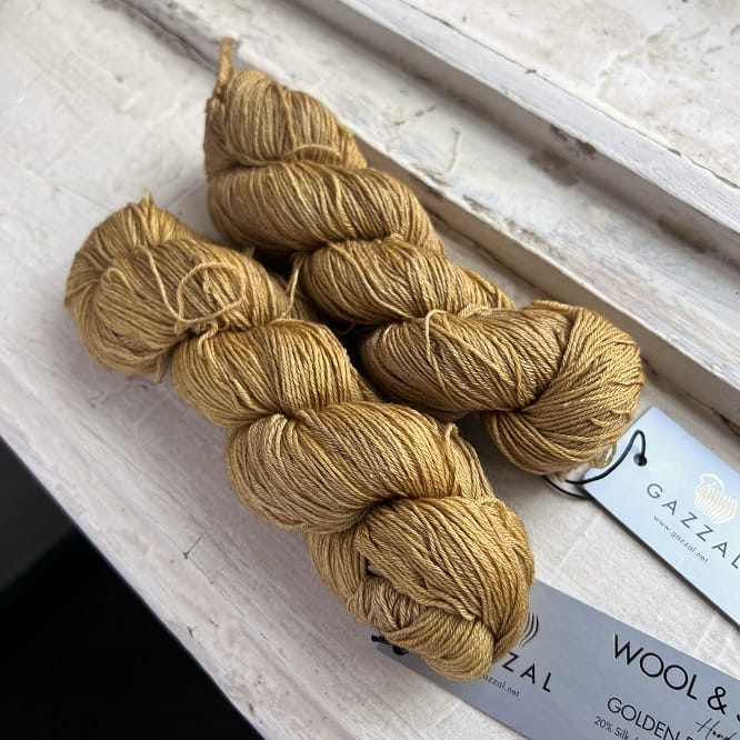Gazzal Wool Silk (11147 золотая пальма)