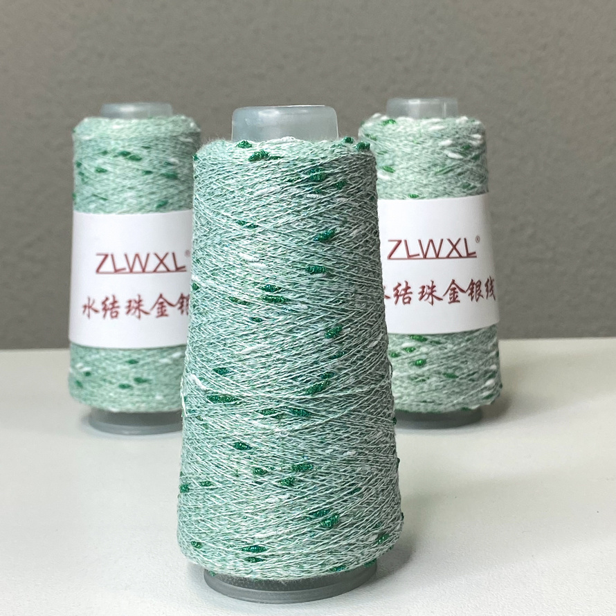 Узелковый люрекс 022 (мята)