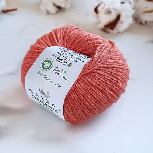 Gazzal Organic Baby Cotton (419 коралл)