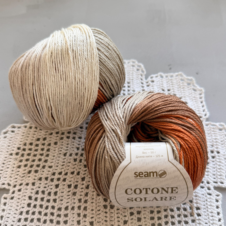 Пряжа Seam Cotone Solare 906