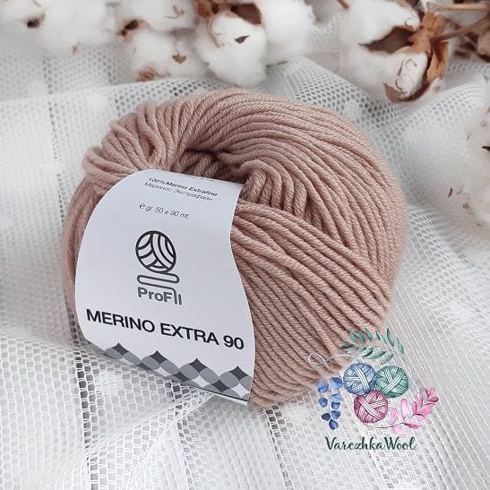 Filati MERINO EXTRA 90 (150 беж с розовинкой)