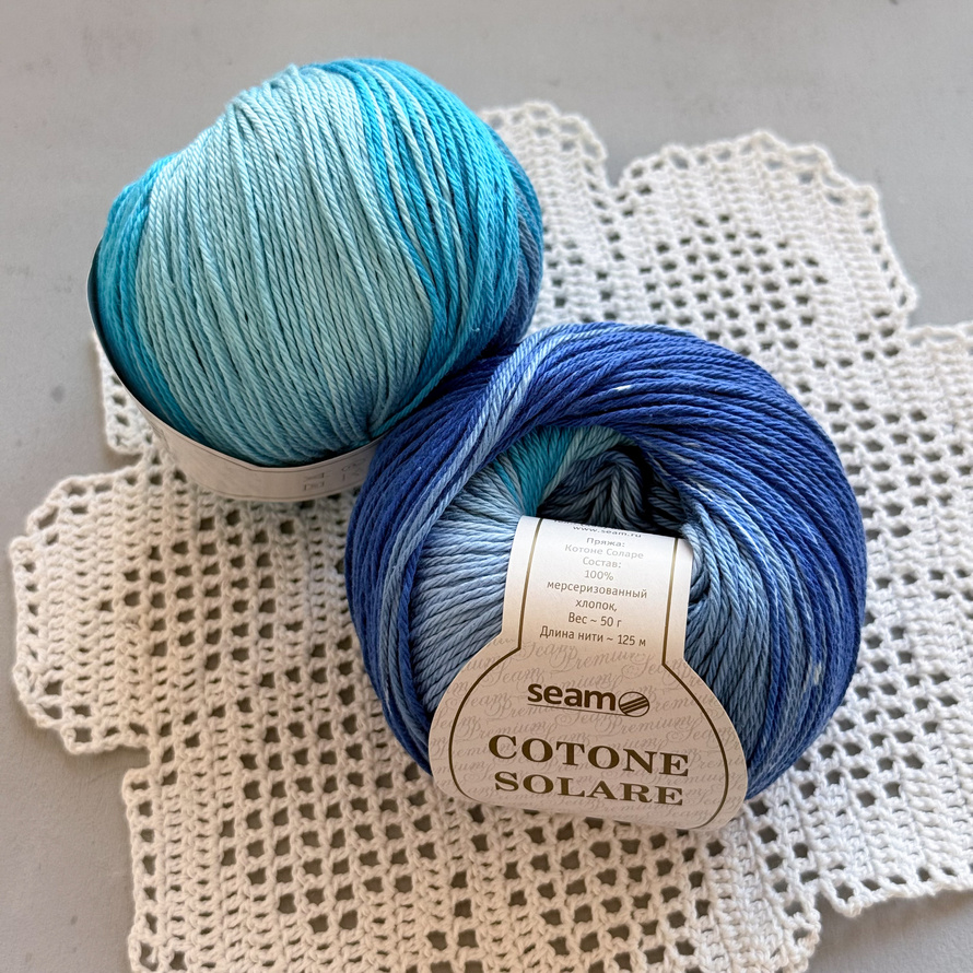 Пряжа Seam Cotone Solare 901
