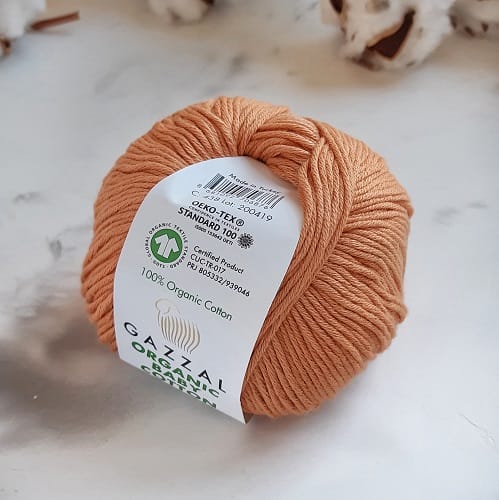 Gazzal Organic Baby Cotton (438 персик)