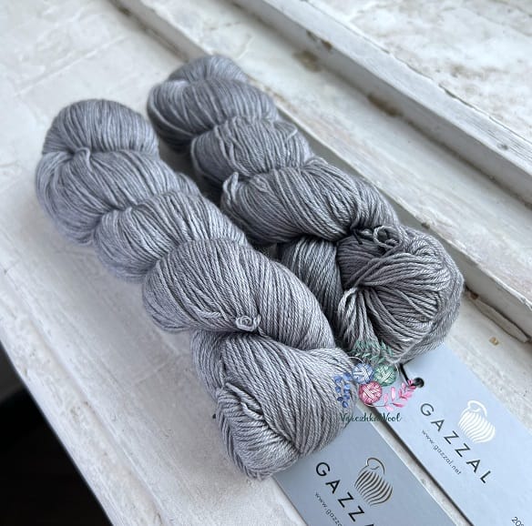 Gazzal Wool Silk (11132 серый шторм)