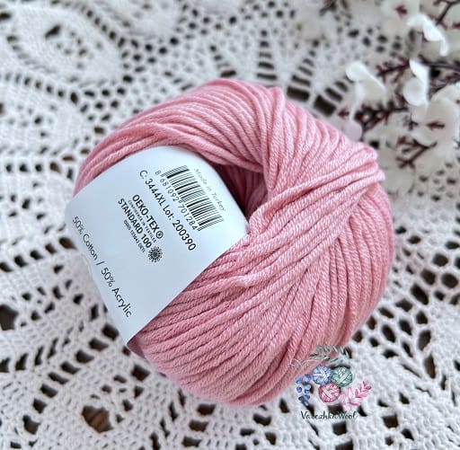 Gazzal Baby Cotton XL (3444 розовая пудра)
