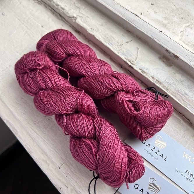Gazzal Wool Silk (11170 винный)